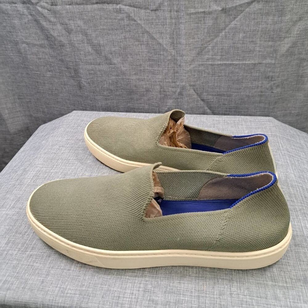 Rothy’s Size 9.5 Woman’s Slides On Sneakers Green